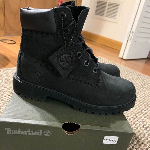black timberland boots size 5
